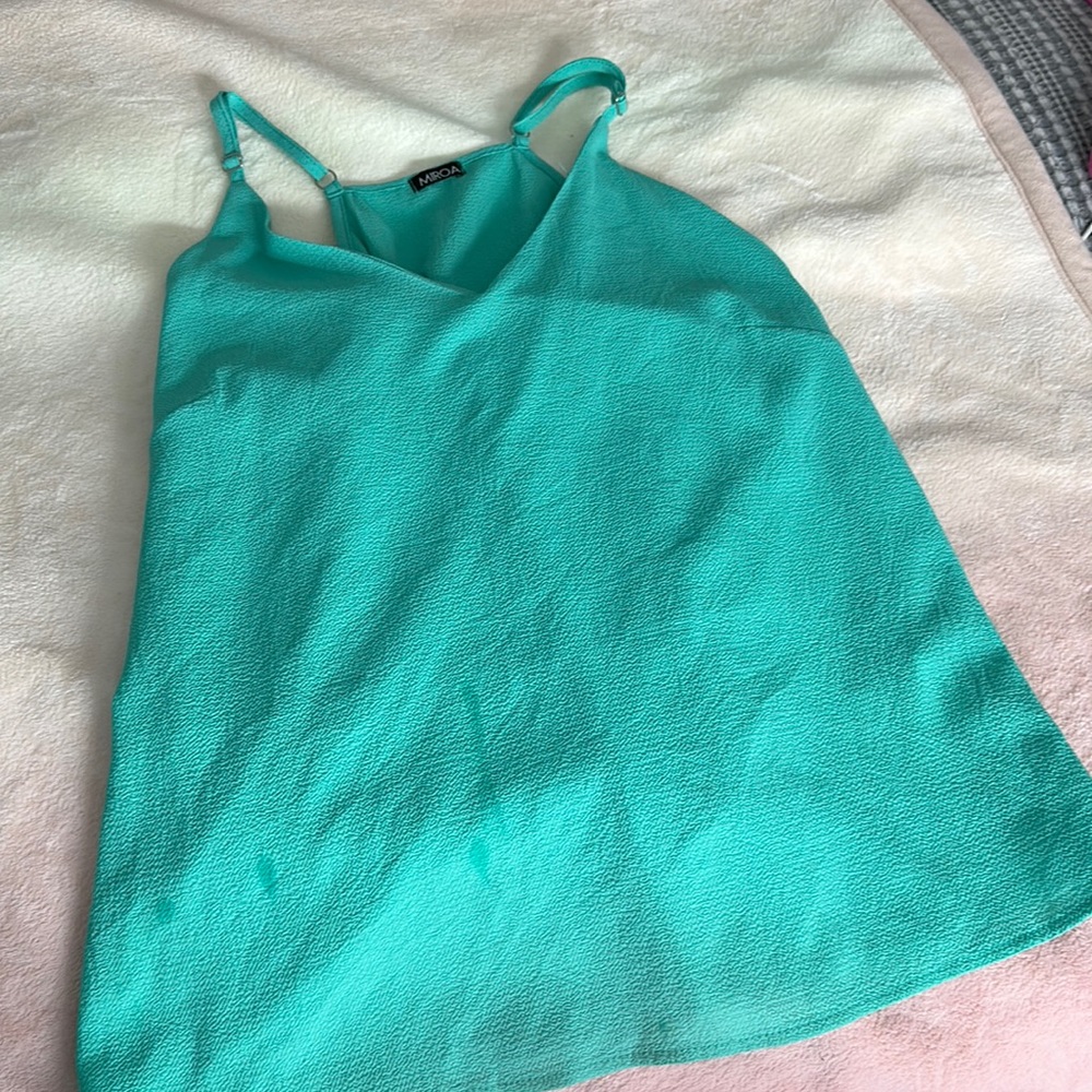 Teal Flow Miroa Tank